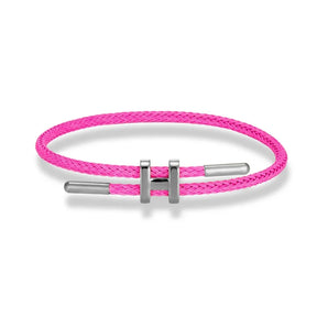 Bracelete de Cordão em H