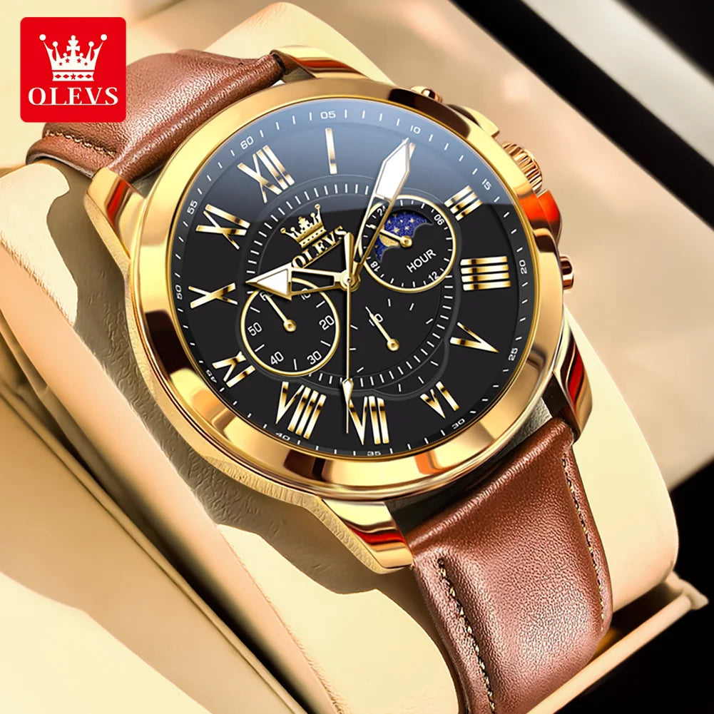 Relógios Masculinos Pulseira de Couro